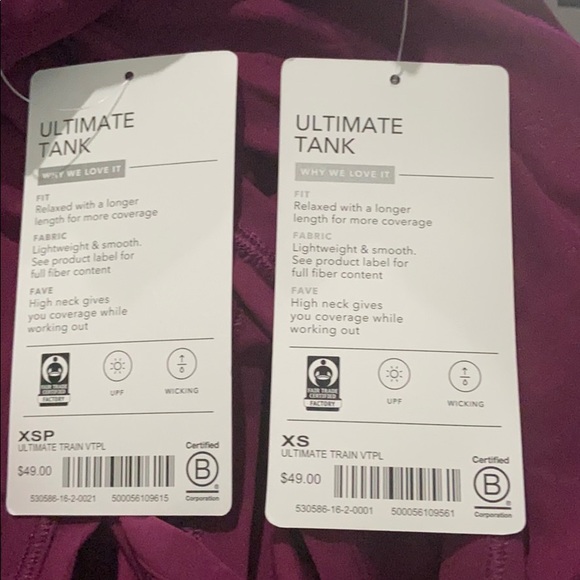 NWT Athleta Ultimate Train Tank // Velvet Plum - Picture 9 of 13